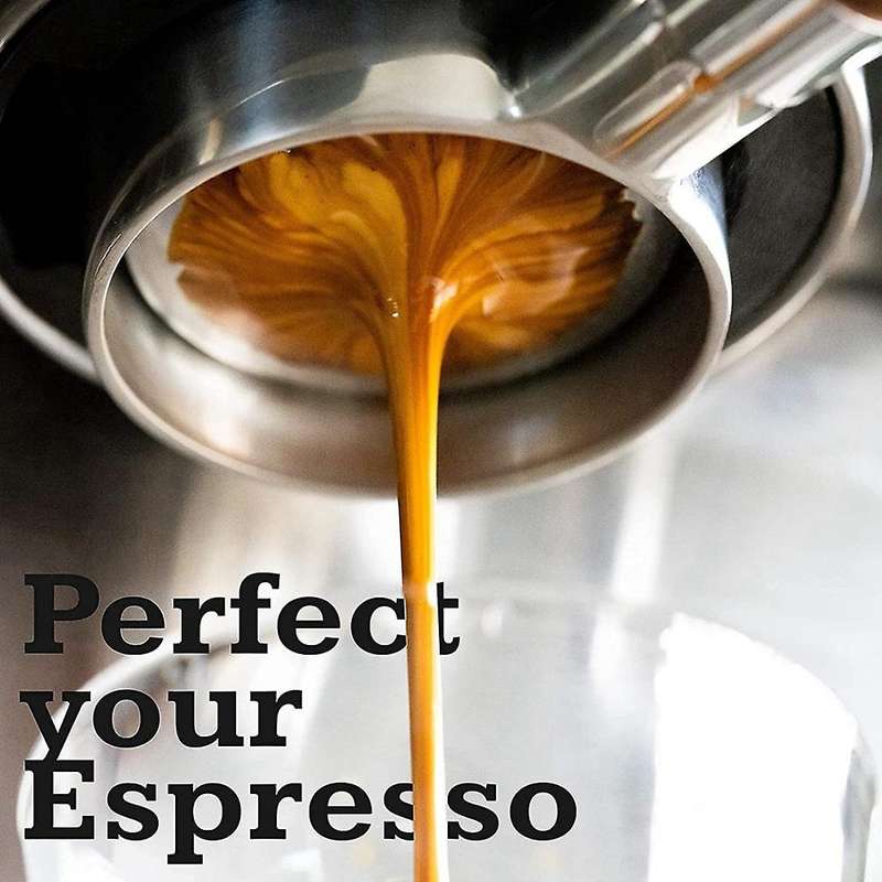 Coffee 54mm Bottomless Portafilter + 53mm Coffee Distributor & Tamper + for The Barista