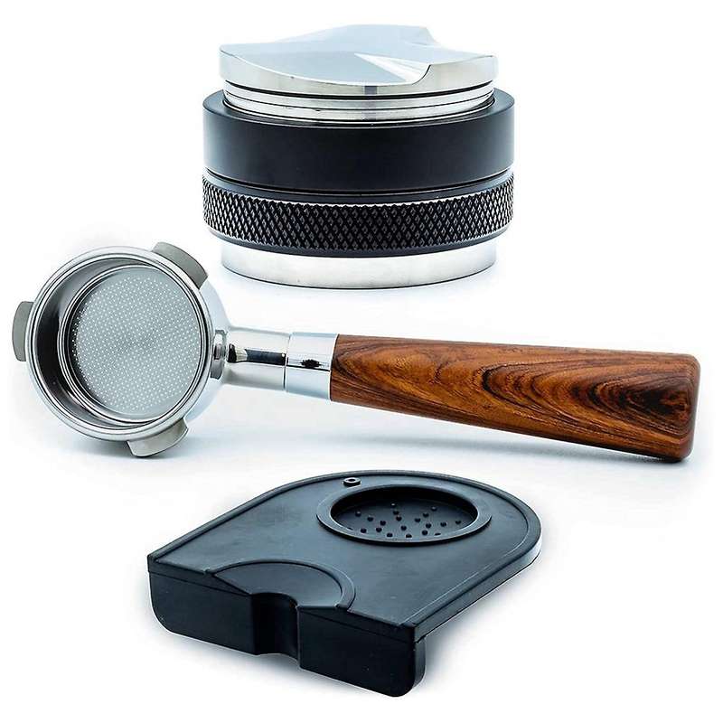 Coffee 54mm Bottomless Portafilter + 53mm Coffee Distributor & Tamper + for The Barista