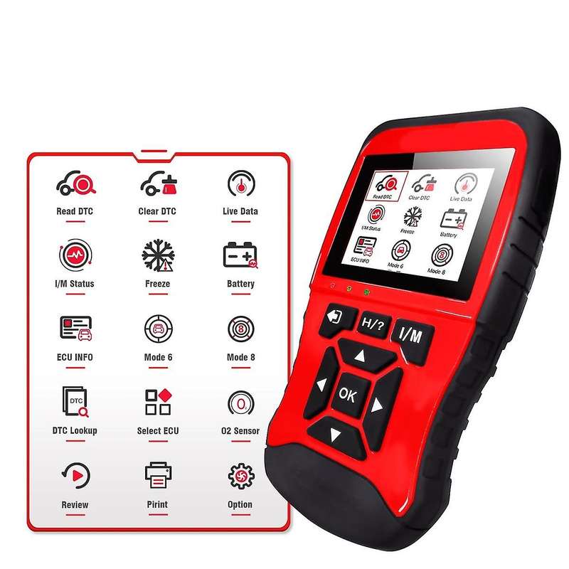 Code Reader Generation Auto Diagnostics Tools Obd2 Scan Tool with Readiness Mode6 , Mode 8