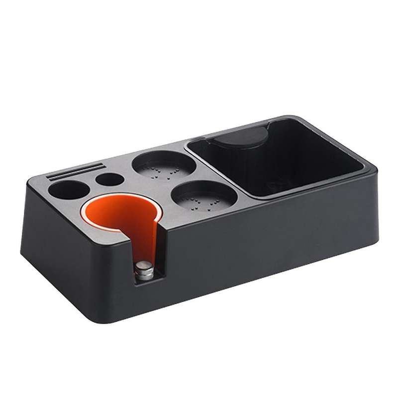 Coffee Accessories Tamping Station , Espresso Tamper Mat Stand Coffee Portafilter Holder Station for