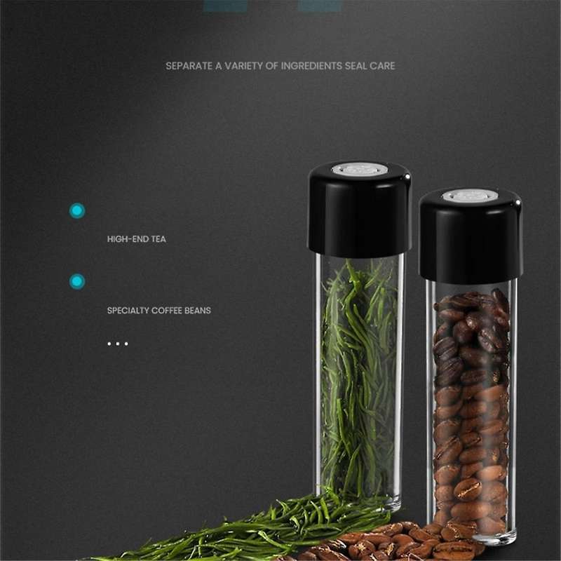 Coffee Beans Storage Container 8 Tubes with Exhaust Valve Food Storage for Tea Coffee Home Accessori
