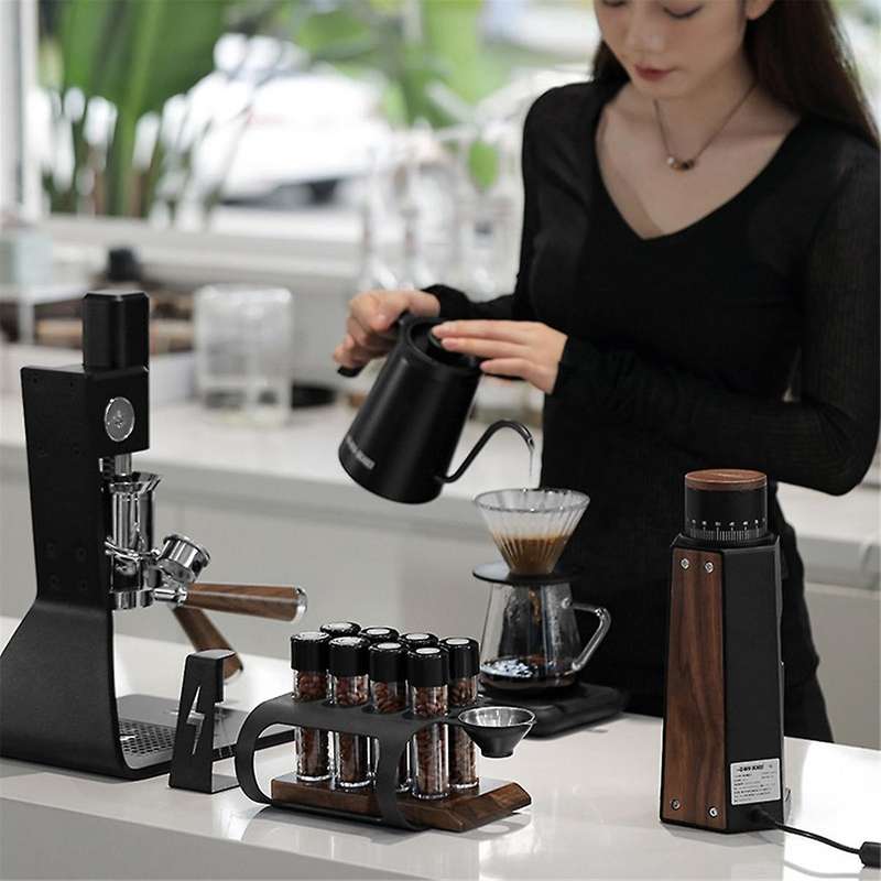 Coffee Beans Storage Container 8 Tubes with Exhaust Valve Food Storage for Tea Coffee Home Accessori