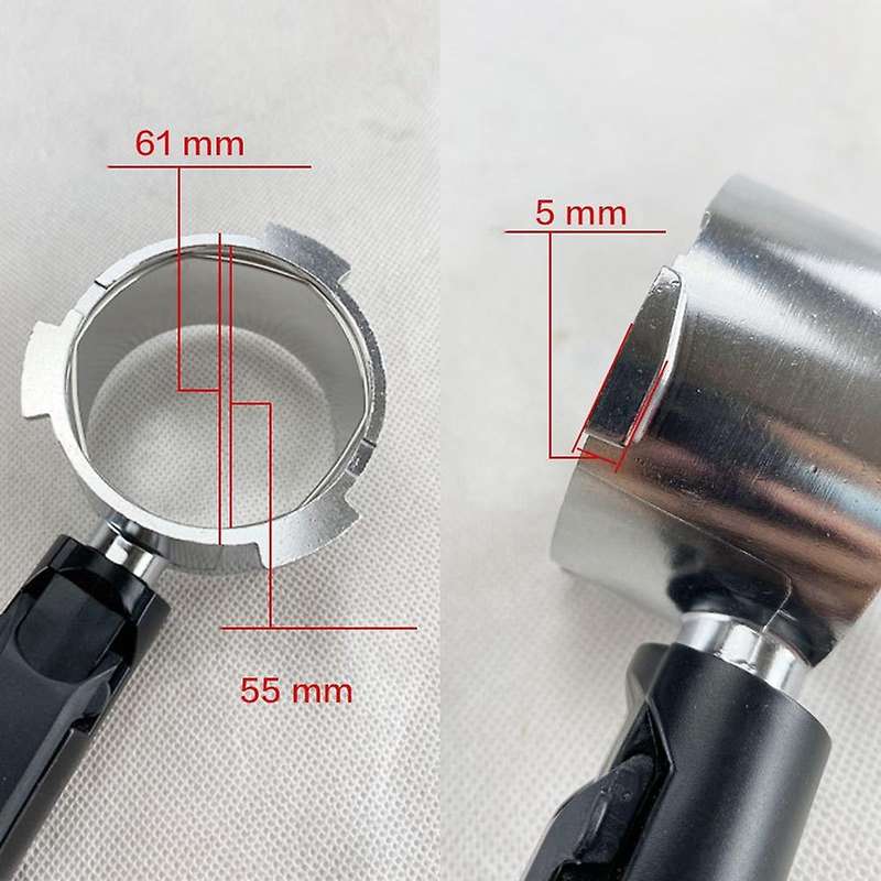 Coffee Bottomless Portafilter for EC680/EC685 51mm Bottomless Coffee Filter Handle Coffee Machine Ac