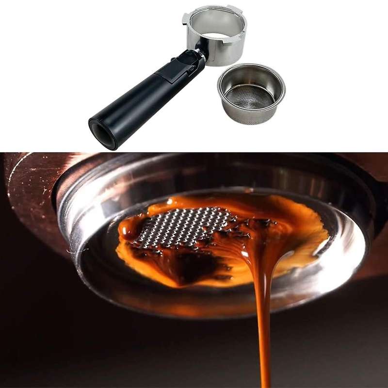 Coffee Bottomless Portafilter for EC680/EC685 51mm Bottomless Coffee Filter Handle Coffee Machine Ac