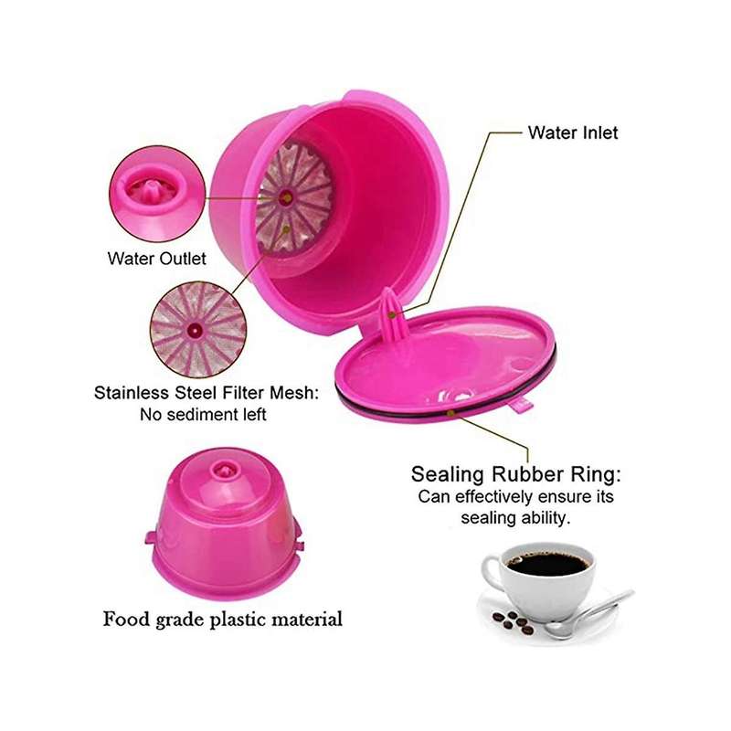 Coffee Capsule Cup Filter Cup Refillable Reusable Filter