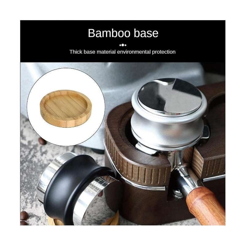 Coffee Distributor Tamper Dual Head Coffee Leveler Adjustable Depth Espresso Hand Taper for 54mm Po