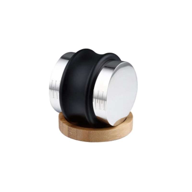 Coffee Distributor Tamper Dual Head Coffee Leveler Adjustable Depth Espresso Hand Taper for 54mm Po