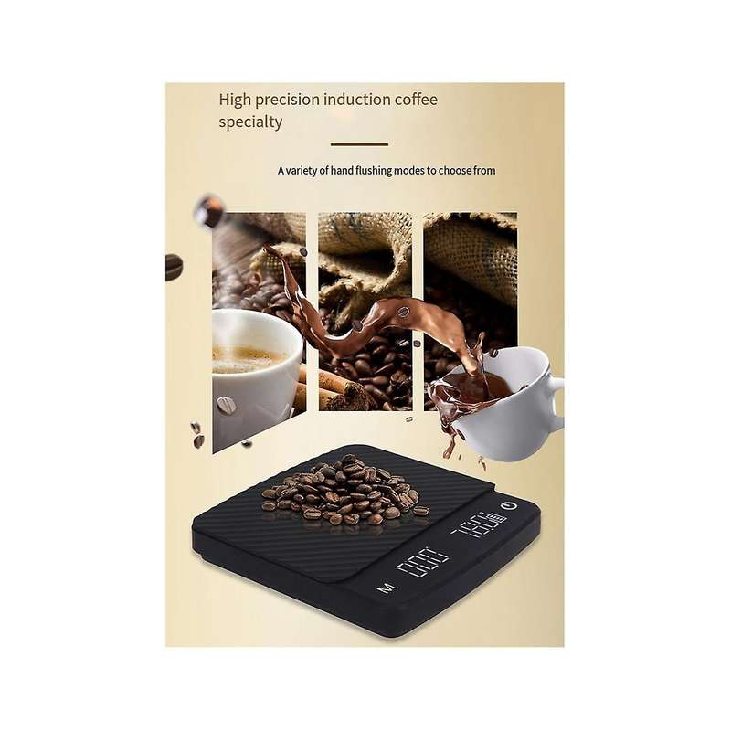 Coffee Electronic Scales Pour Coffee Electronic Drip Coffees Scale with Timer 2kg/0.1g Led Smart Kit