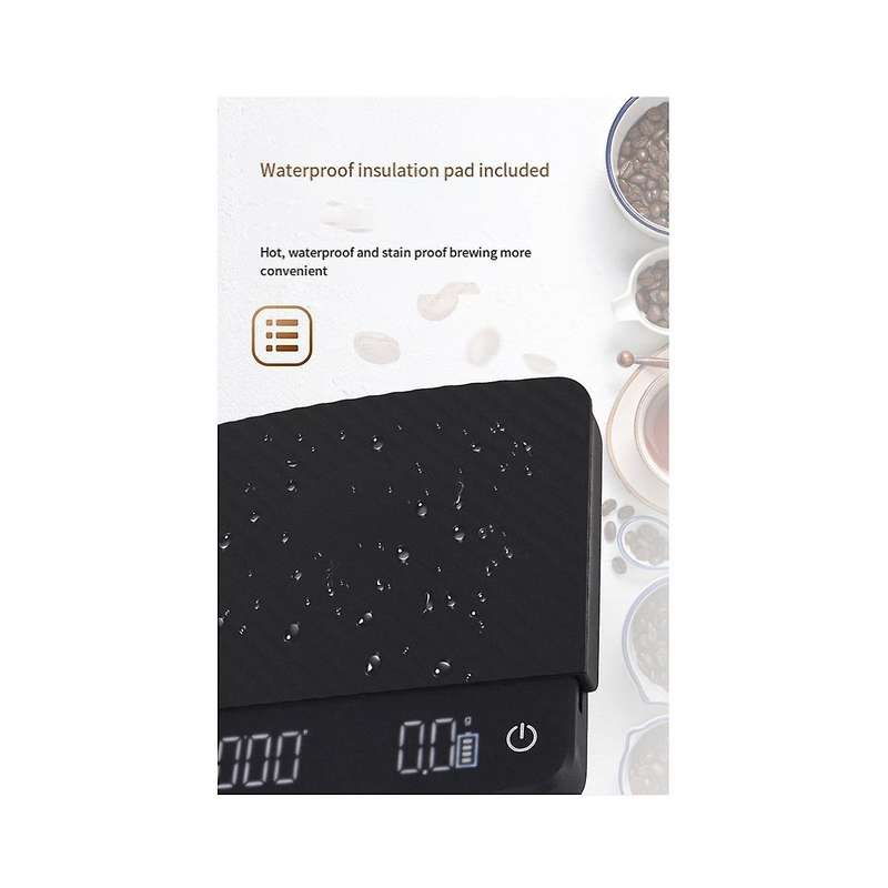 Coffee Electronic Scales Pour Coffee Electronic Drip Coffees Scale with Timer 2kg/0.1g Led Smart Kit