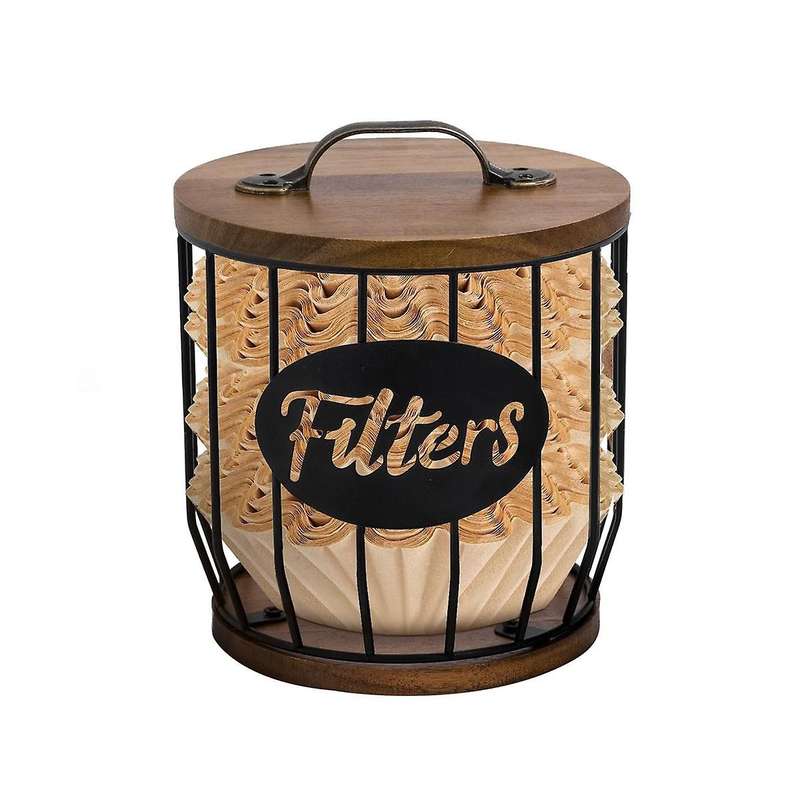 Coffee Filter Holder Storage for Coffee Bar Accessories Beautiful Coffee Filter Storage Container an