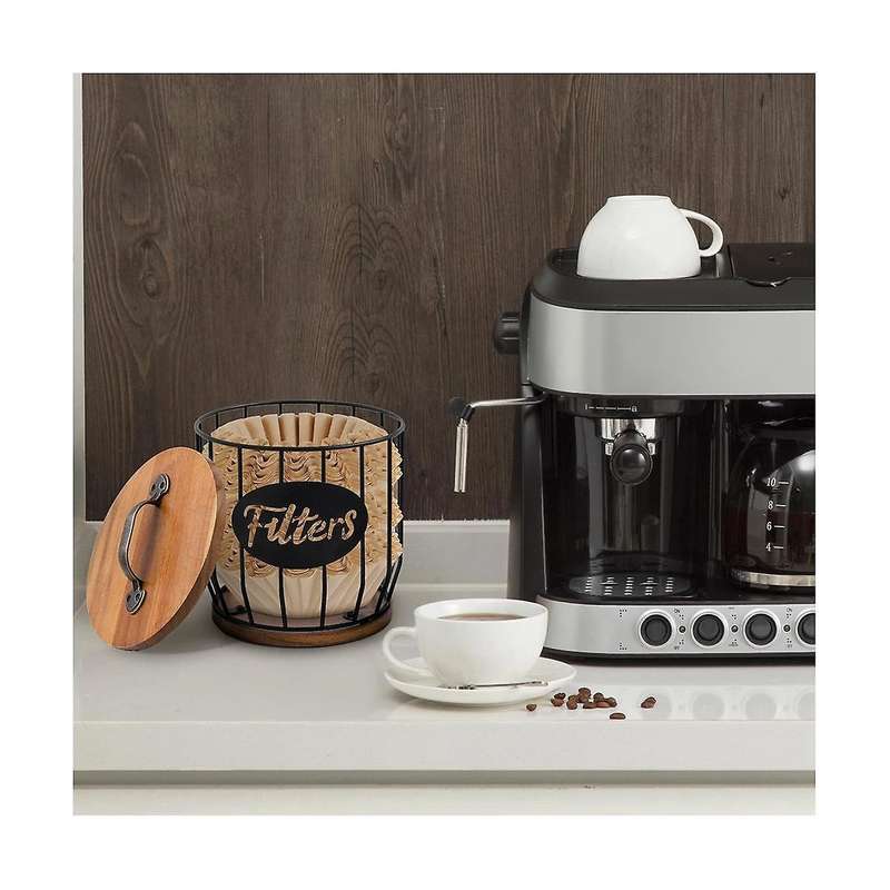 Coffee Filter Holder Storage for Coffee Bar Accessories Beautiful Coffee Filter Storage Container an