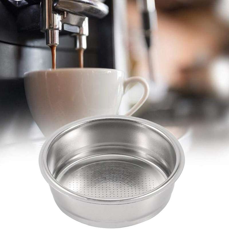 Coffee Filter,51mm Stainless Steel Coffee Filter Cup Basket,Non-Pressure Coffee Maker Filters,Coffee