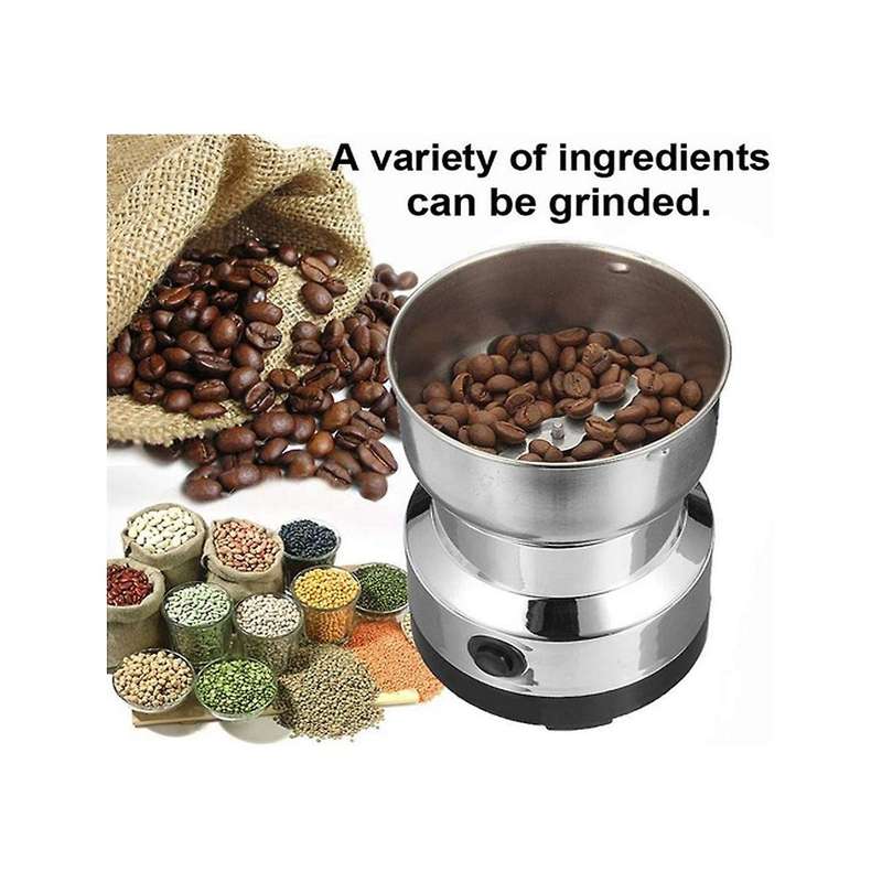 Coffee Grinder Electric Portabl Household Pepper Legumes Bean Grinding Machine Stainless Kitchen Mu