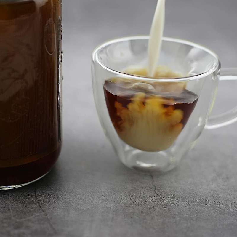 Coffee Filtesr for Wide Mouth Stainless Steel Ultra Fine Mesh Tea with Fruit Infuser Ice Coffee Mak