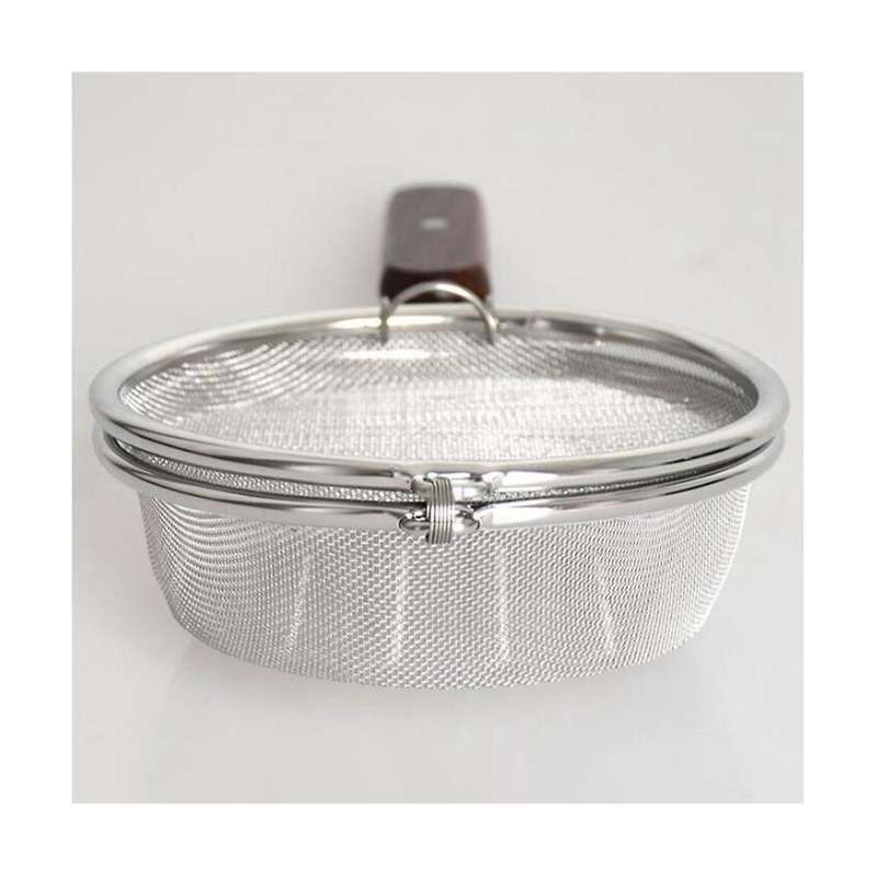 Coffee Filters Wooden Handle Stainless Steel Coffee Roaster Net Fried Bean Roasting Net Home Open Fi