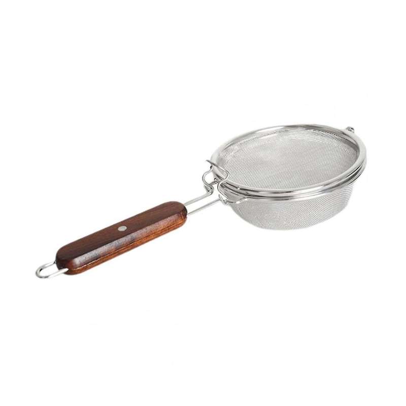Coffee Filters Wooden Handle Stainless Steel Coffee Roaster Net Fried Bean Roasting Net Home Open Fi