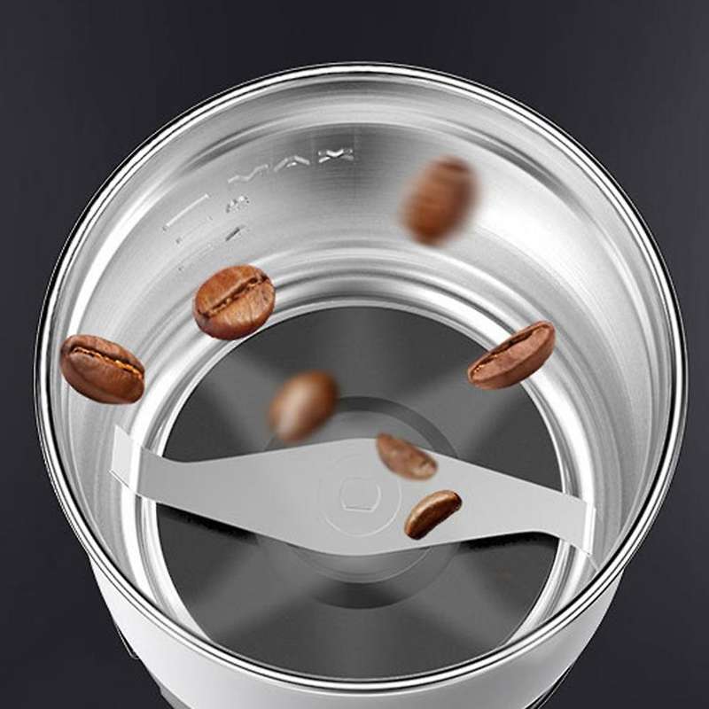 Coffee Grinder Electric, Coffee Bean and Spice Grinder with Removable Stainless Steel Bowl for 12 Cu