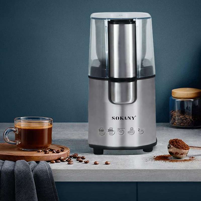 Coffee Grinder Electric, Coffee Bean and Spice Grinder with Removable Stainless Steel Bowl for 12 Cu