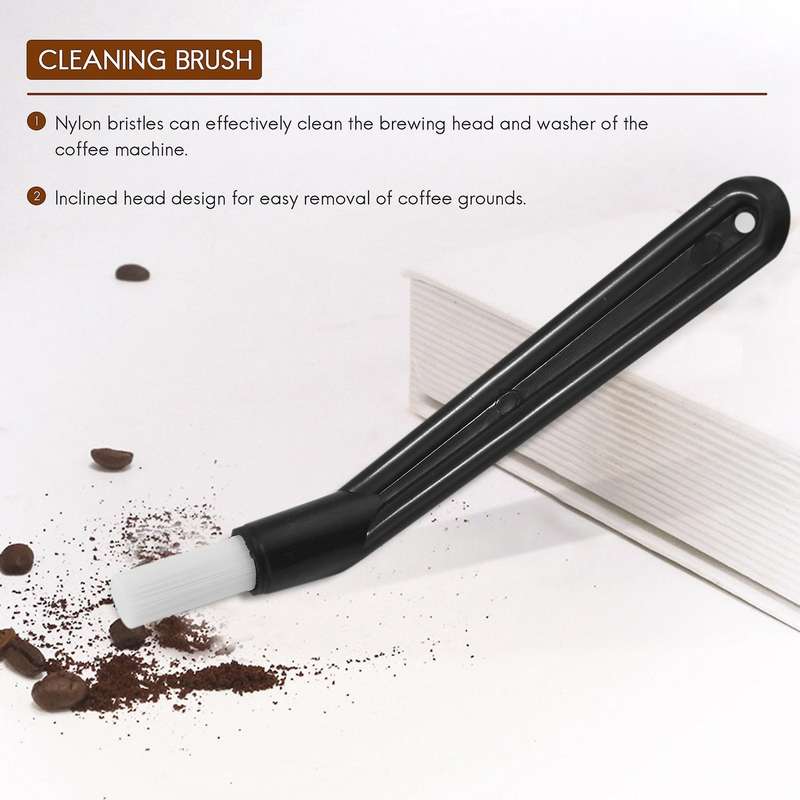 Coffee Machine Cleaning Brush Plastic Handle with Nylon Bristles Brush Espresso Brush Coffee Cleanin
