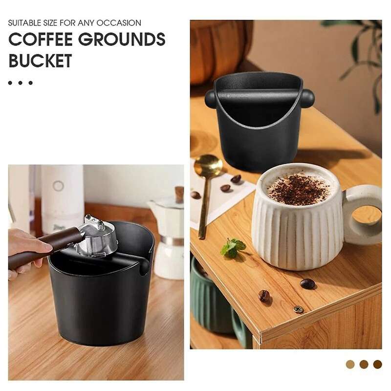 Coffee Knock Box Espresso Dump Bin for Coffee Grounds