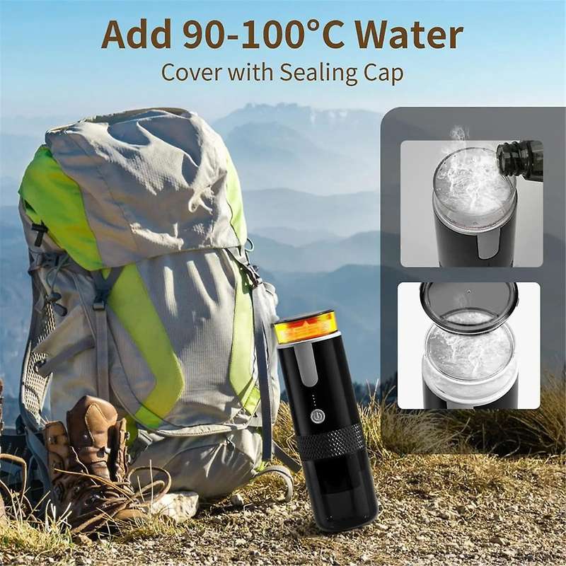 Coffee Maker Electric Capsule Ground Coffee Brewer Portable Coffee Machine Fit Coffee Powder and Cof