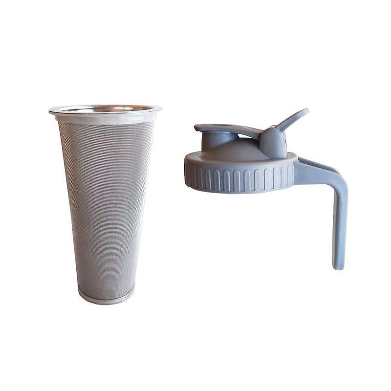 Coffee Maker Glass Pitcher, 32oz with Pour Spout Handle Lid ,filter for Iced Coffee, Lemonade, Ice T