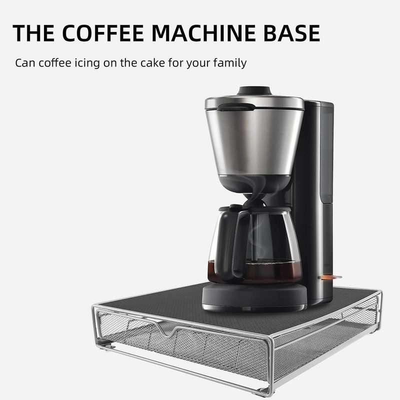 Coffee Pod Holder Coffee Pods Drawer for 36 Capsule Coffee Capsule Holder Coffee Storage Pods Metal