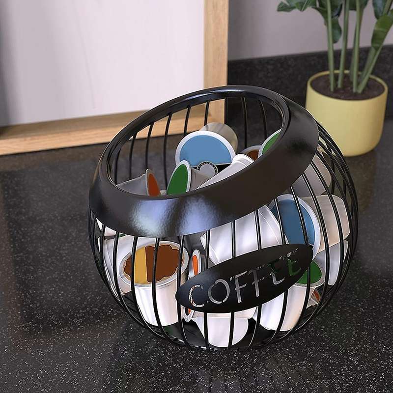 Coffee Pod Holder, Large Capacity K Cup and Espresso Coffee Organizer