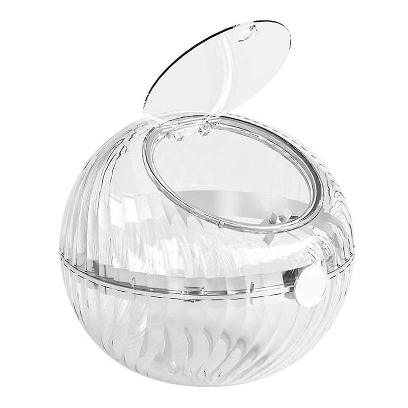 Coffee Pod Holder with Lid, Clear Plastic Coffee Pod Storage Box Hand Plastic, Stylish and High-volu