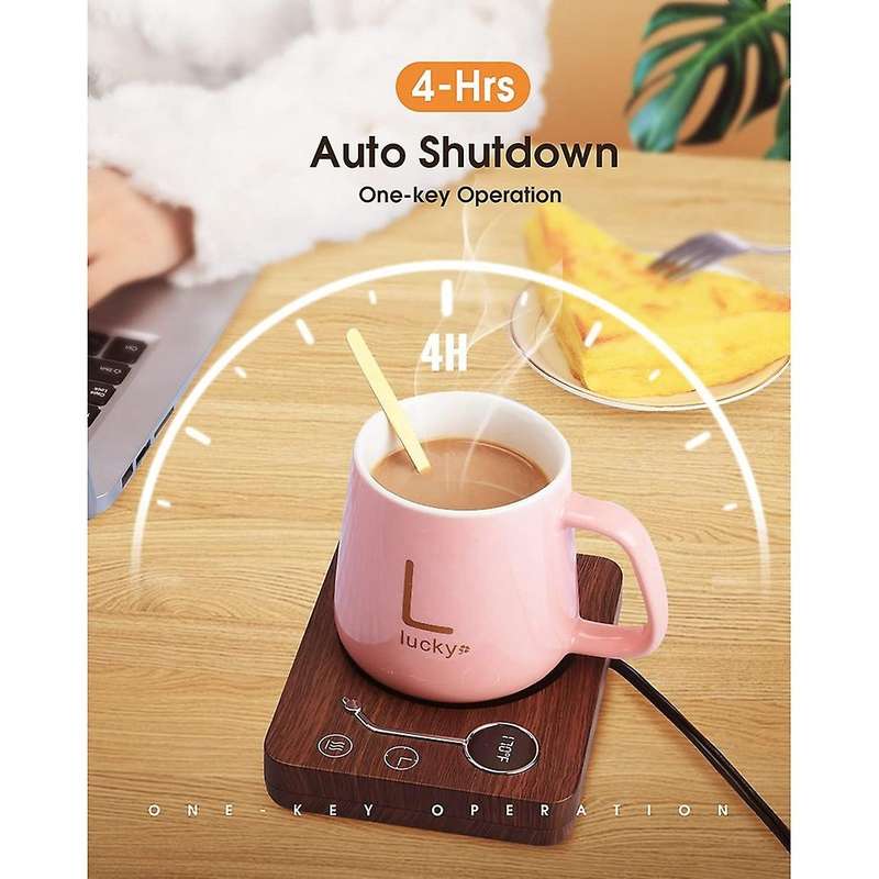 Coffee Mug Warmer - Coffee Warmer for Desk 2-12 Hrs Timer Auto Shut Off-Electric Cup Warmer for Off