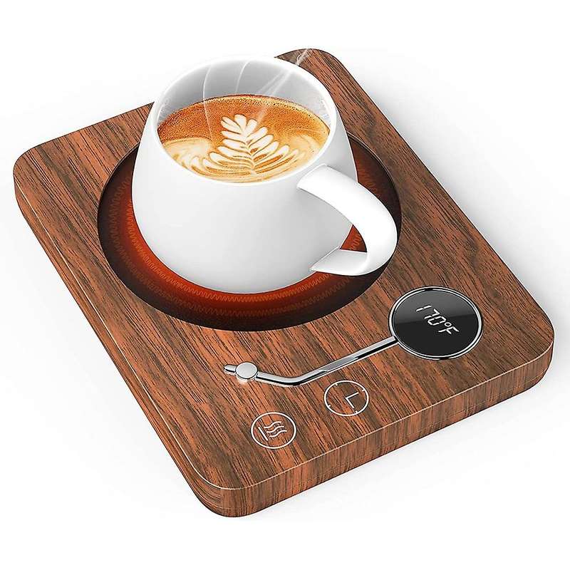 Coffee Mug Warmer - Coffee Warmer for Desk 2-12 Hrs Timer Auto Shut Off-Electric Cup Warmer for Off