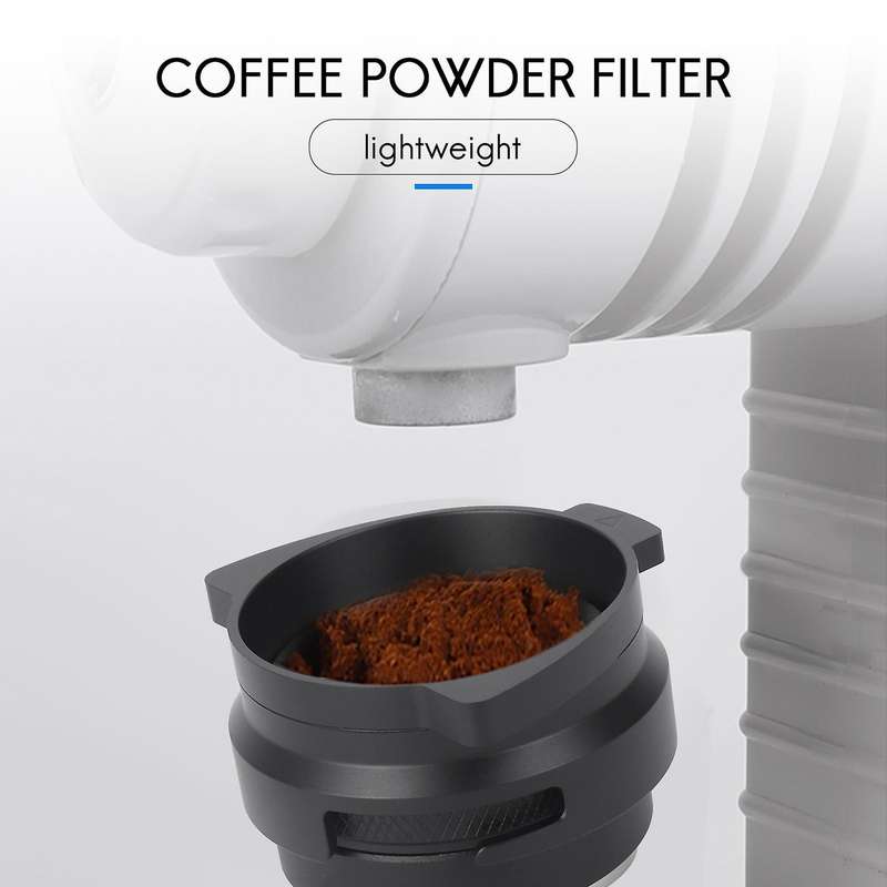 Coffee Ring,54mm Espresso Dosing Funnel Universal Coffee Receiving Dosing Ring Coffee Machine Silve