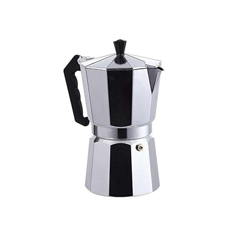 Coffee Pot Espresso Maker Moka Pot, Stovetop Espresso Maker for Great Flavored Espresso for Electric