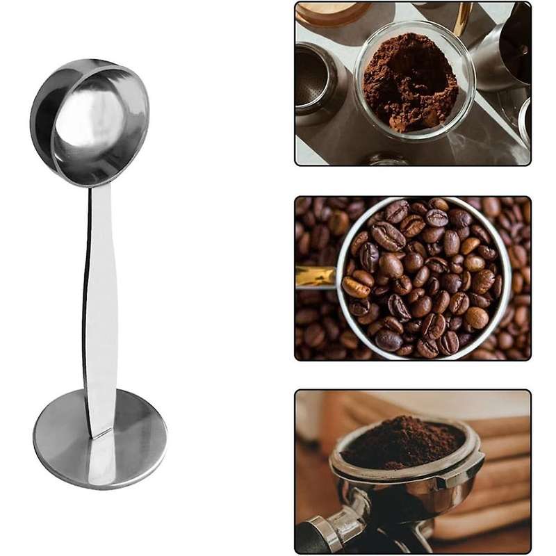 Coffee Spoon Tool Kit Coffee Tamper Spoon Stirring Spoon Coffee Art Pen Dual Head Coffee Tamping Sc