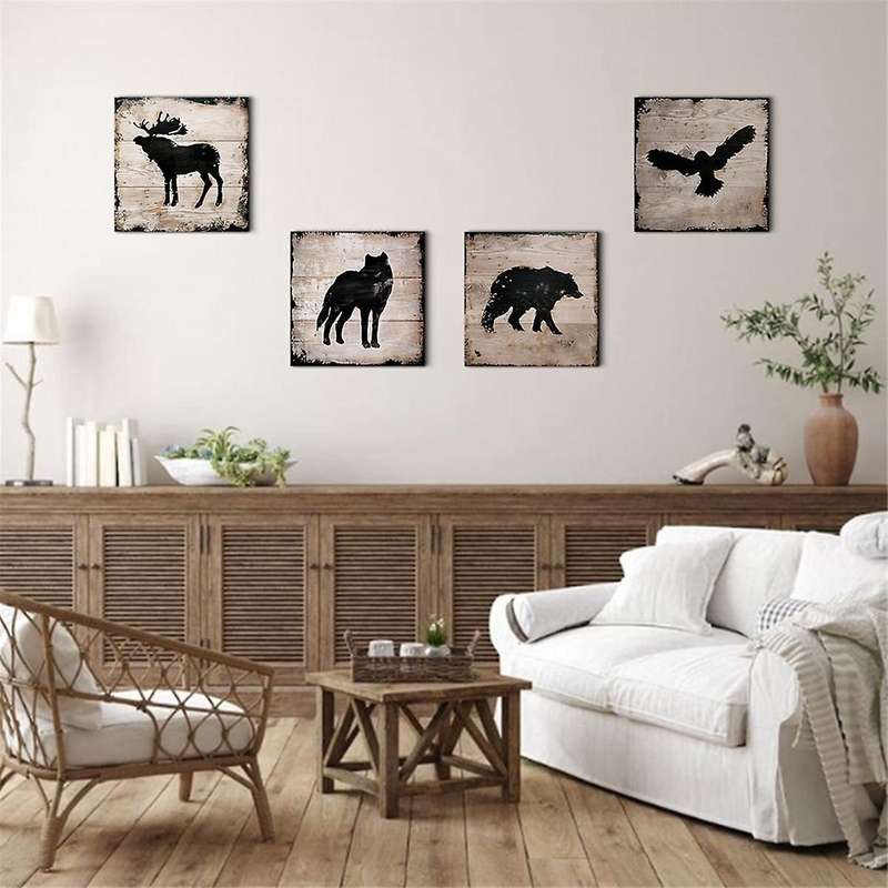 Coffee Wall Art Restaurant Hanging Painting Retro Painting Living Room Decoration Painting