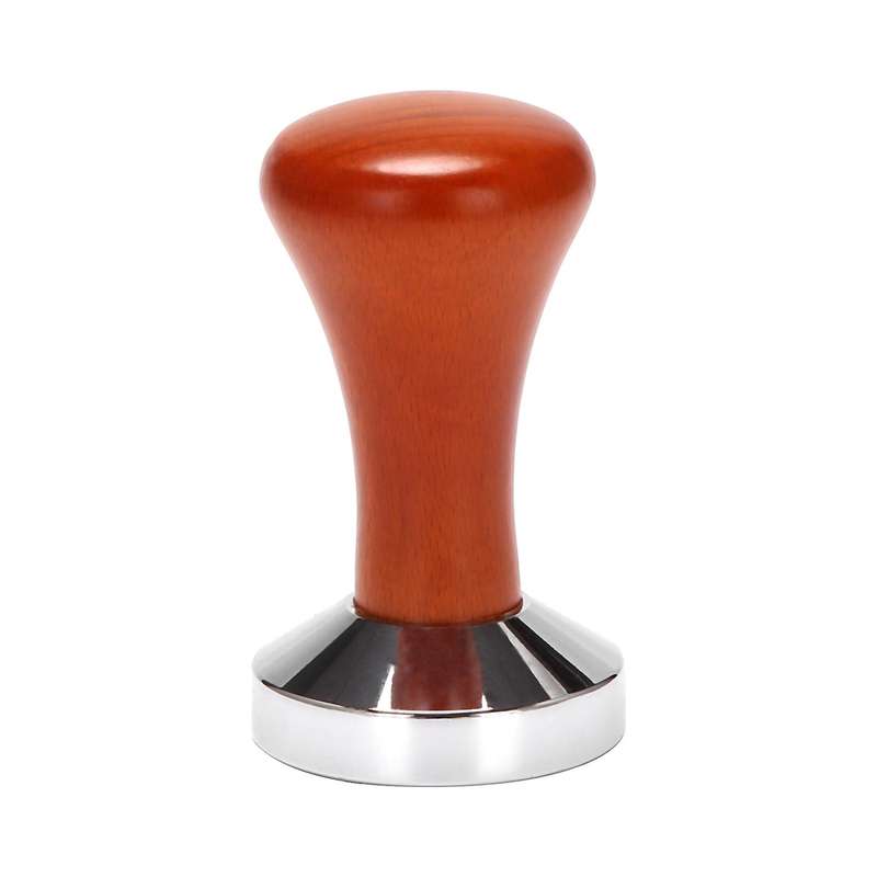 Coffee Tamper Wooden Handle Barista Espresso Machine Grinder 51mm for Coffee and Espresso Powder Ha