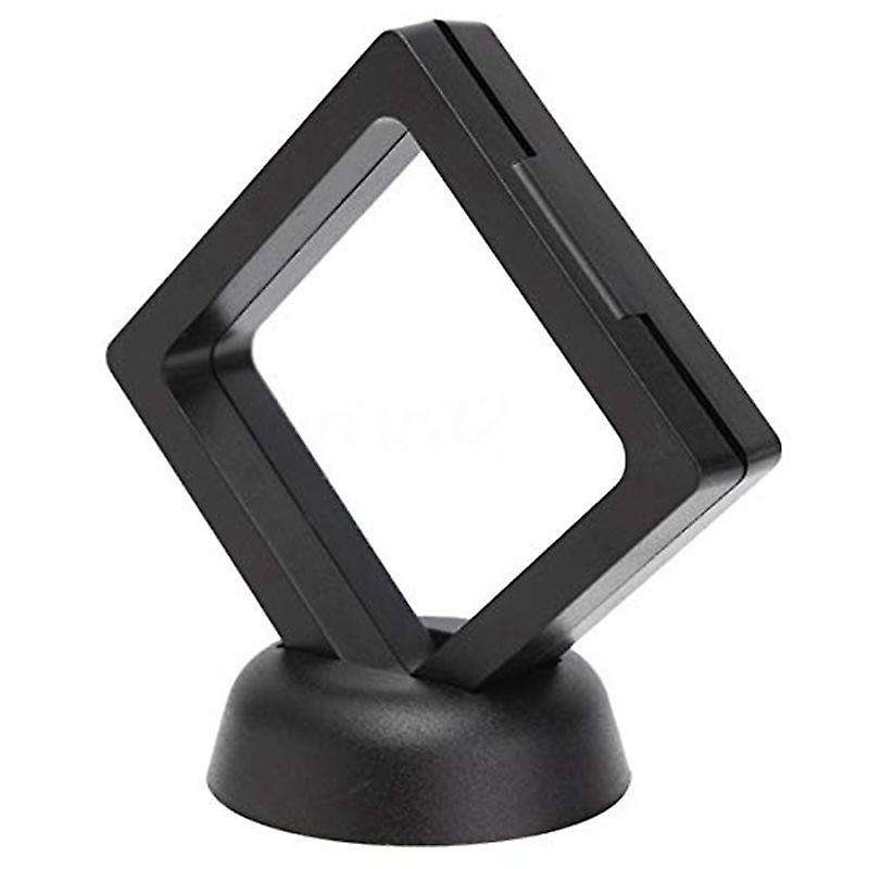 Coin Display Box - 20 3D Floating Frame Display Holder with Stands for , AA Medallions, Jewelry, Bl