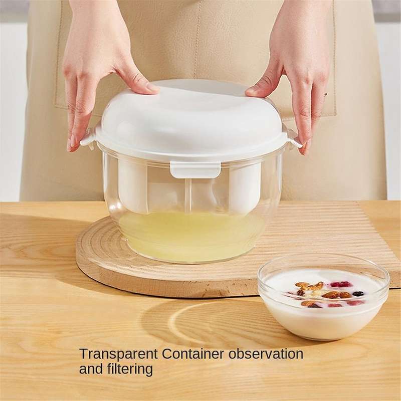 Coffee Yogurt Filter Maker Self-Made Greek- Yogurt Soybean Milk Cheese Whey Separator Water Draining