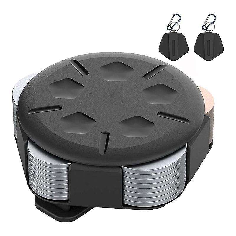 Coin Dispenser - Portable Coin Case with Clip, Change Holder Minimalist Coin Collection Wallet (