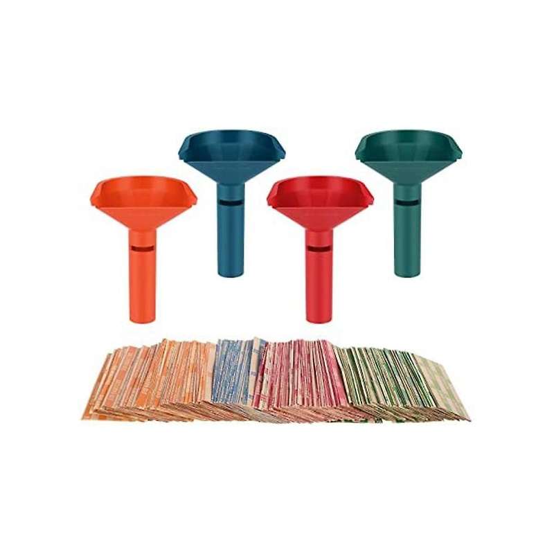 Coin Sorter with Coin Wrappers for All Coins, Coin Counter Tubes Plastic with 150pcs Coin Rollswrap