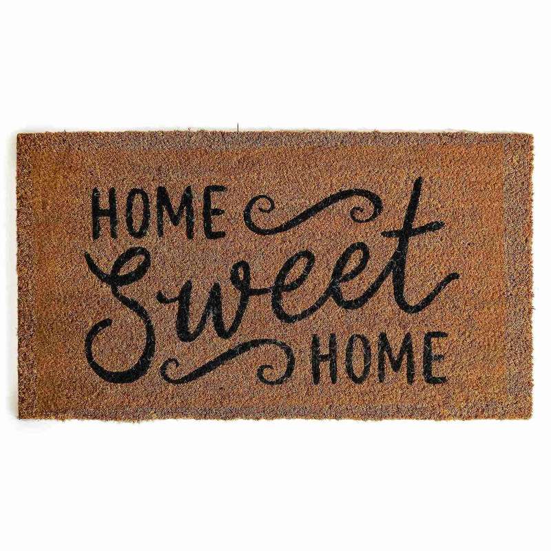 Coir Welcome Mats for Front Door Funny Door Mat Outside Farmhouse Welcome Mat with Non-Slip Backing