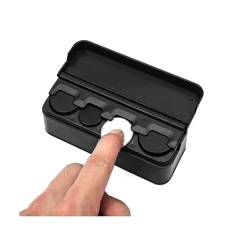 Coin Holder for Car Change Organizer Universal Storage Coin Money Dispenser Compatible with Most Car