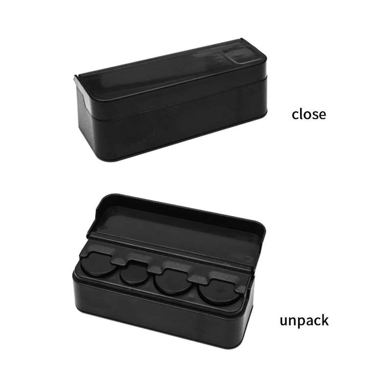 Coin Holder for Car Change Organizer Universal Storage Coin Money Dispenser Compatible with Most Car