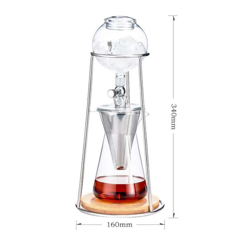 Cold Brew Pot Mini Drip Coffee Pot Ice Drip Pot Ice Brew Cold Drip Coffee Machine Coffee Appliance w