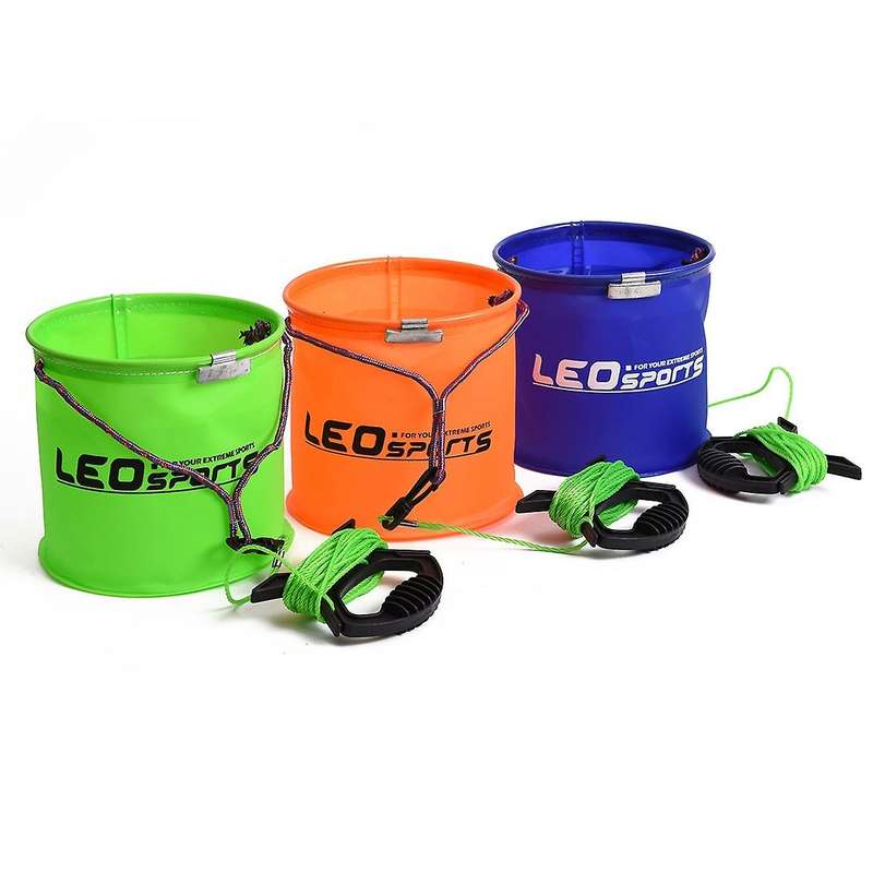 Collapsible Bucket Compact Portable Camping Bucket Foldable Water Bucket for Camping Boating Traveli