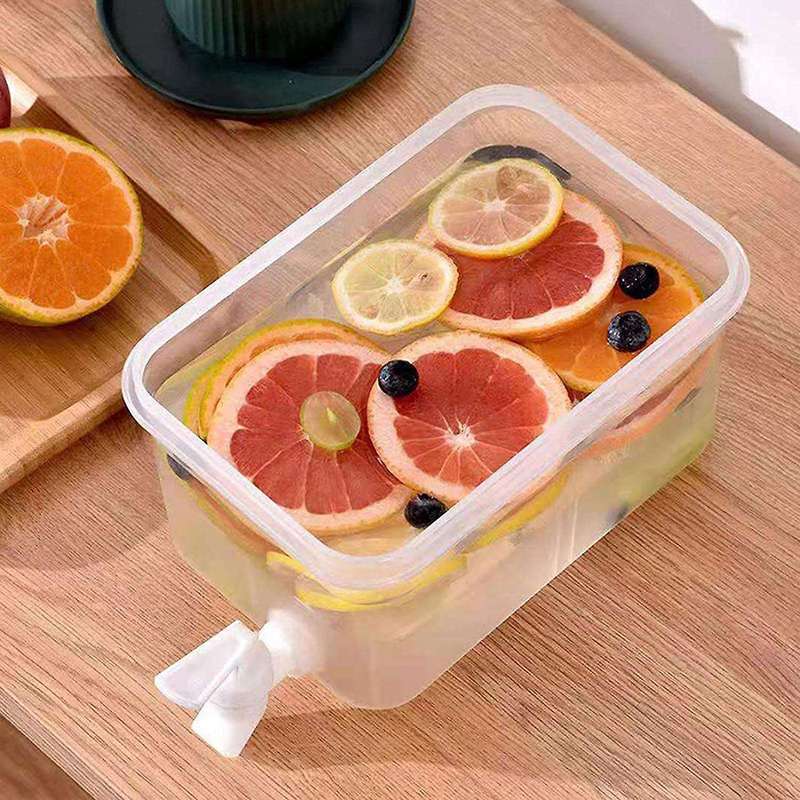 Cold Water Bottle 3L Refrigerator Pot Drink Pitcher Cold Storage Pitcher Water Bottle Juice Bucket K