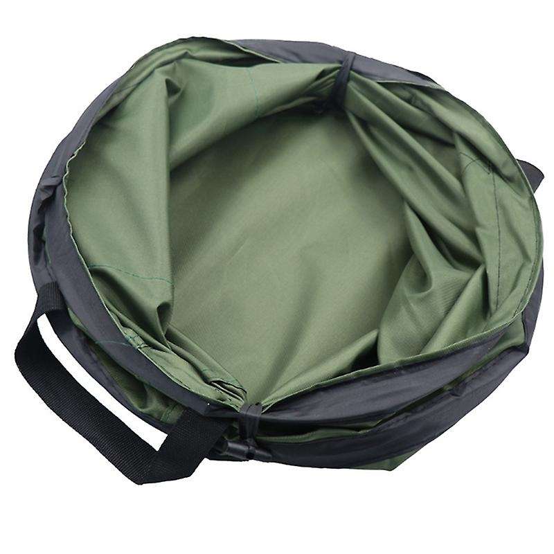 Collapsible Container Leaf Trash Can with Handles Reusable Portable Waterproof Waste Home Outdoor Ya