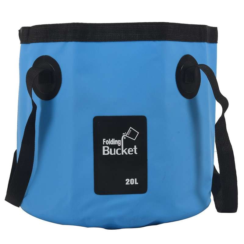 Collapsible Bucket with Handle Portable Outdoor Basin Fishing Bucket Folding Bucket for Camping Hiki
