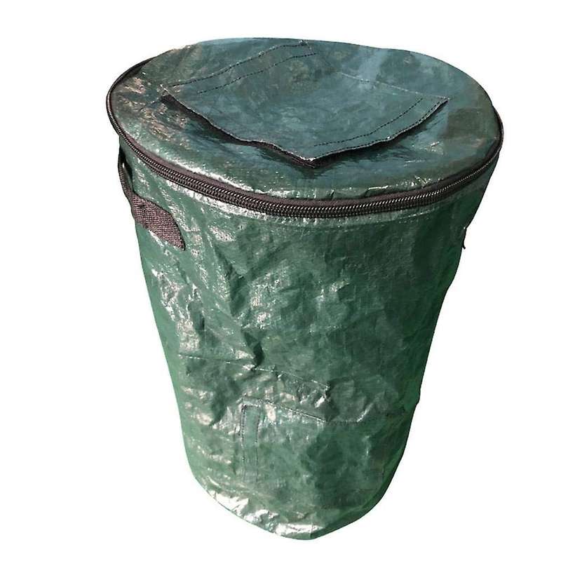 Collapsible Compost Bin,yard Waste Bag, Reusable Heavy Duty Garden Leaf Waste Bag Yard Compost Bin