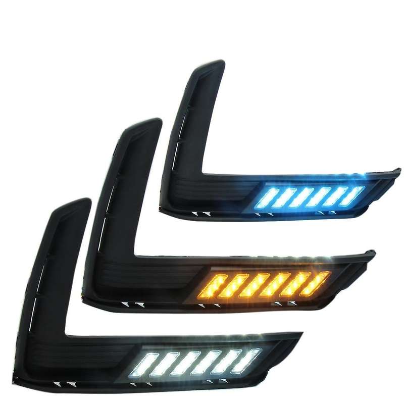 -color Daytime Running Light Led Turn Signal Light Fog Light for -v 2023